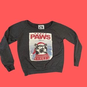 Christmas Sweater: Santa Paws - Cat